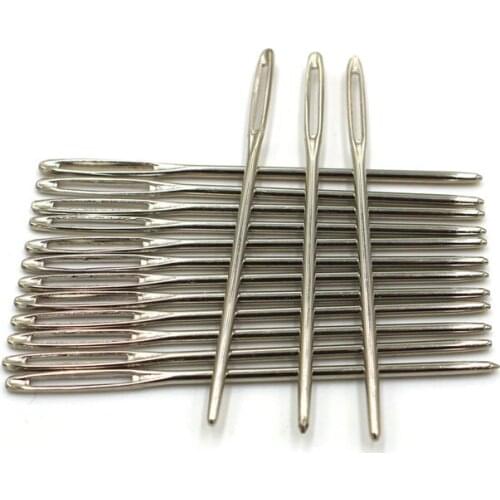 15pcs Large Eye Sewing Needles Knitting Pins Leather Canvas Fur Wool Hand Sewing Needles DIY Sewing Craftwork Needlework Tools
