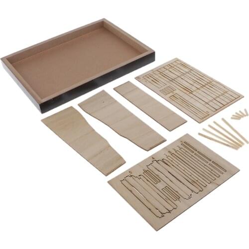 1/35 Dioramas Wood Platform Trench Set Building Model Accessory