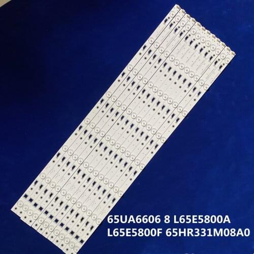 1set=12 pcs/NEW LED backlight bulb strip for 65UA6606 8 L65E5800A L65E5800F 65HR331M08A0 V0 4C-LB650T-HR1