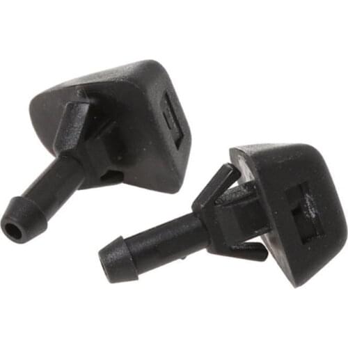 2 Pcs/Set Car Universal Friont Windshield Wiper Nozzle Jet Sprayer Kits Sprinkler Water Fan Spout Cover Washer Outlet Adjustment