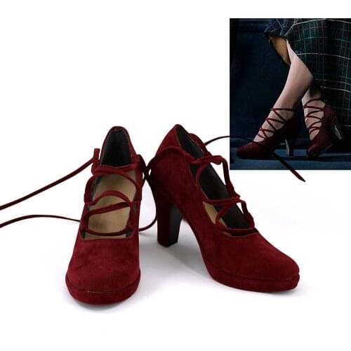 Queenie Goldstein Cosplay Shoes Fantastic Beasts and Where to Find Them 2 Cosplay Boots Custom Made