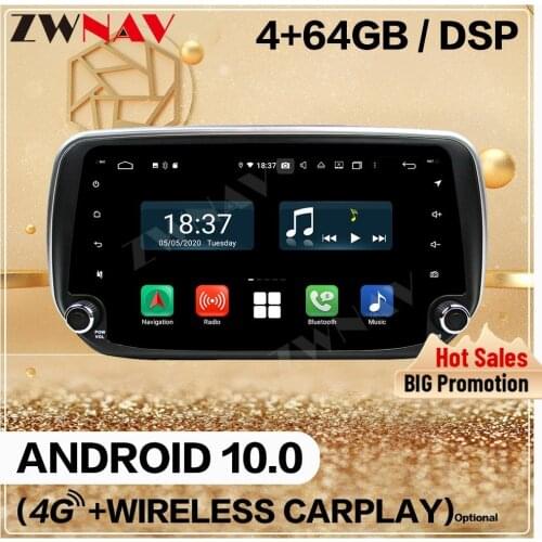 128 Double Din For Hyundai IX45 Sante Fe 2018 2019 Android 10 Meidia Player Car Audio Radio GPS Navigation Head Unit Auto Stereo