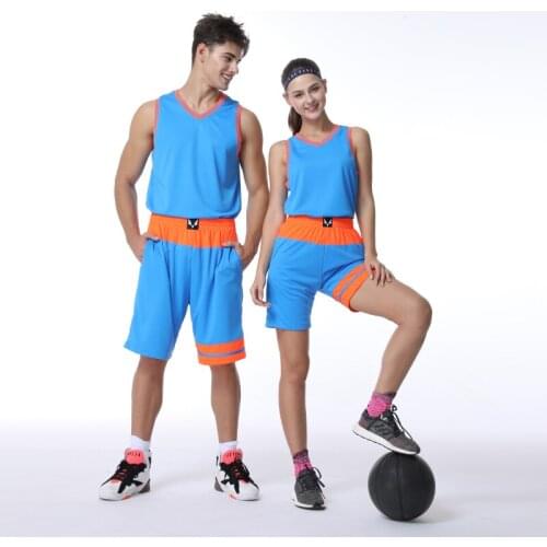 Basketball Set Men Women Jersey Shorts Boy Sportswear Training Uniforms Basketball Male Shirts Suit Custom