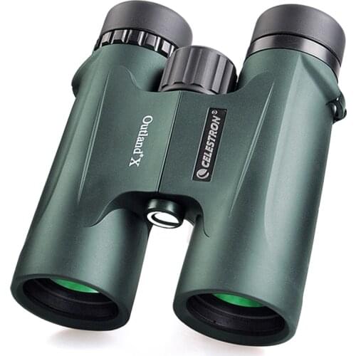 Celestron Outland X 8x42 10X42 greenBinoculars Waterproof & Fogproof Binoculars for Adults Multi-Coated Optics and BaK-4 Prisms