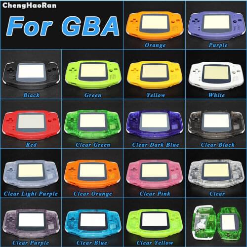 ChengHaoRan For Gameboy Advance Shell Complete Housing Case Shell for Nintendo GBA Housing Case Console Buttons Screw Driver