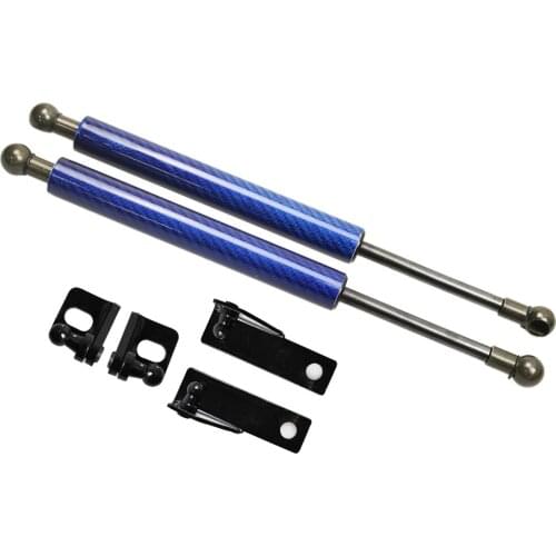 Damper Modify Front Bonnet Gas Struts for 2012-2017 SUZUKI WAGON R MH34 Carbon Fiber Shock Absorber Car Accessories 2pcs