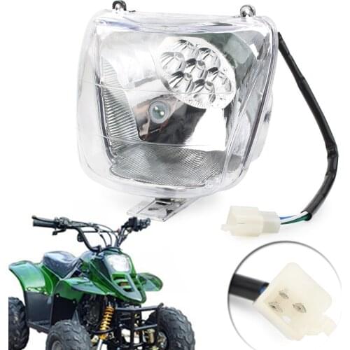 For Chinese ATV Quad Dirt Bike LYD Head Light Headlight w/ Bulb Wiring For 50cc 70cc 90cc 110cc SUNL COOLSTER TAOTAO