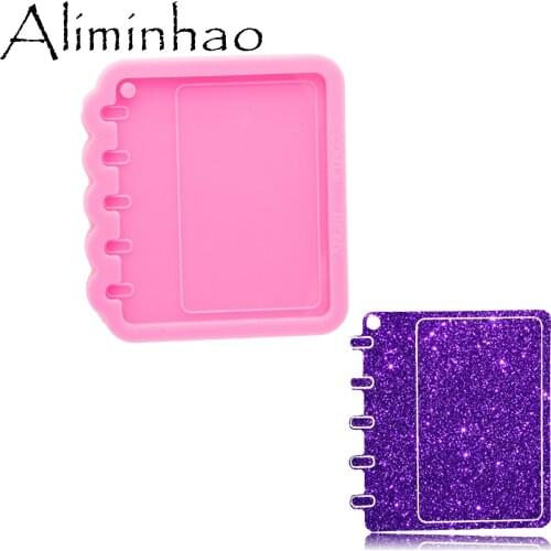 DY0825 Super Glossy Resin Calendar Mold, Notebook Silicone Mould for Craft Keychain, Epoxy Resin mold Jewellery Making