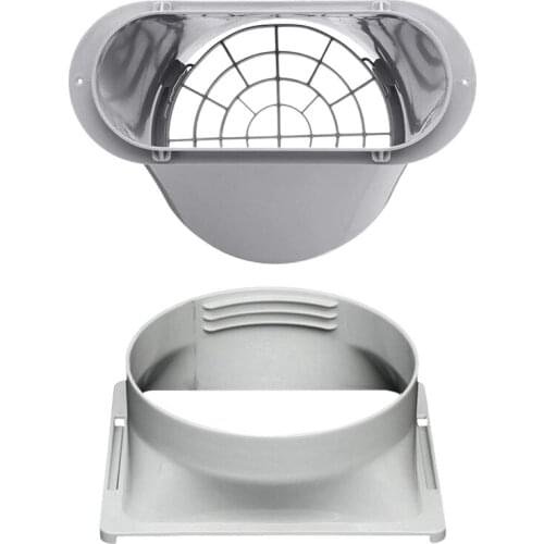 EAS-3 Pcs Air Conditioner Exhaust Hose Interface Mobile Air Conditioner Body Fitting Connector, 18X15X6.5cm & 19X8X5.5cm