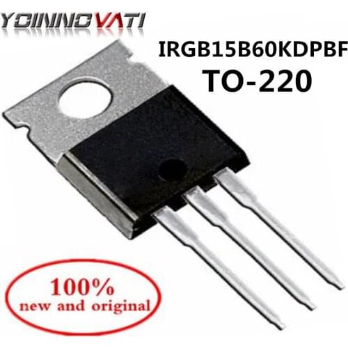 IRGB15B60KDPBF IRGB15B60KD GB15B60KD TO 220 MOS FET 600V 31A 100% new and original