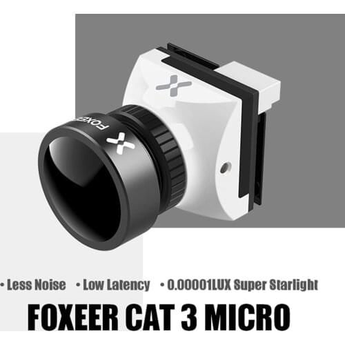 Foxeer Mini Cat / Micro Cat 3 1200TVL Starlight 0.00001Lux FPV Camera Low Latency Low Noise FPV Camera For RC FPV Racing Drone