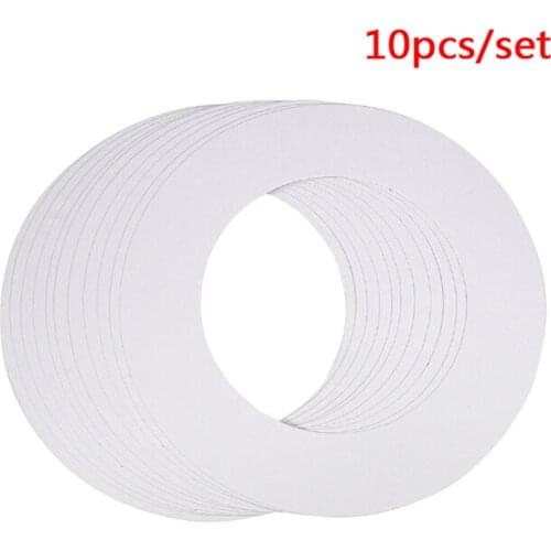 10pcs/set 14OZ Standard Melt Wax Cleaning Ring Body Shaving Hair Removal Tools Waxing Machine Cleaning Protection Paper Ring