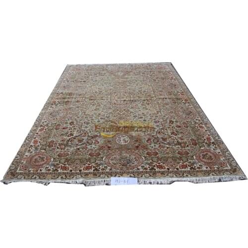Carpets for living room Knitted Floor Carpet Bedroom Square Persian Style Carpet Natural Sheep