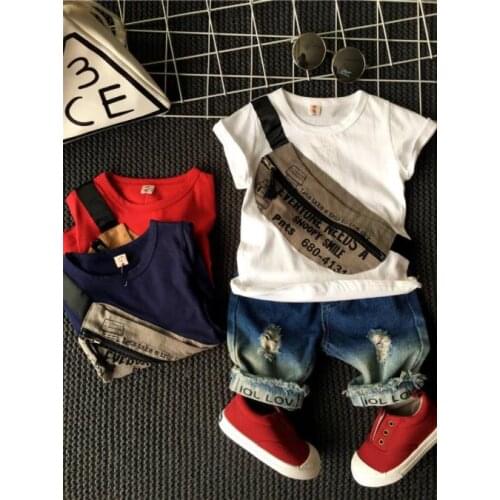 Hot Sale Quality Summer Boys Short Sleeve T-Shirts and Shorts 2pcs/Set Cotton Kids Clothes Set Baby Boy Clothes Suit 2-6Year