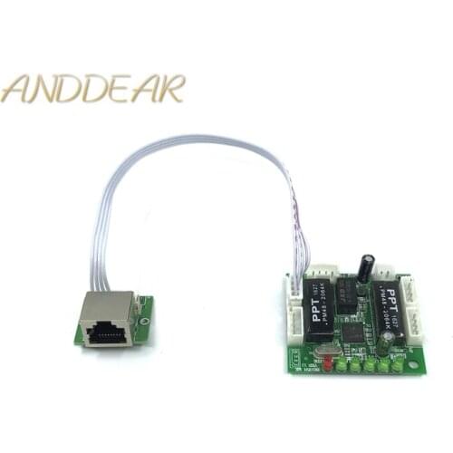 Mini module design ethernet switch circuit board for ethernet switch module 10/100mbps 5/8 port PCBA board OEM Motherboard