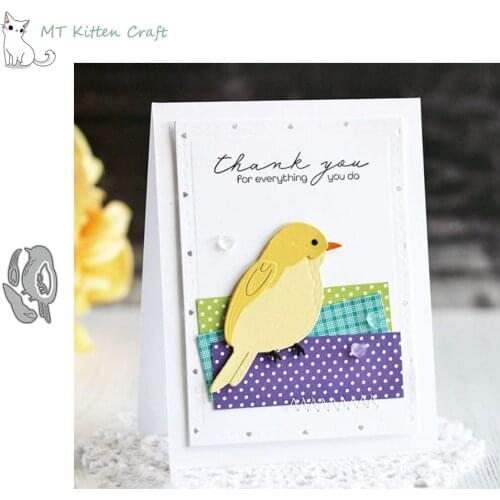 MT Craft Metal Cutting Dies Bird Scrapbooking Photo Album Decorative Embossing Stencils Paper Card Making Crafts Die Cut
