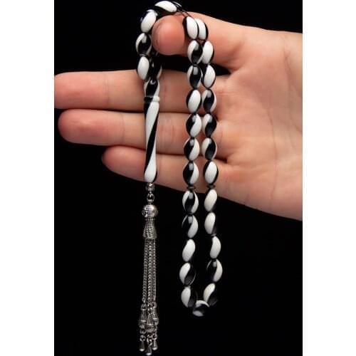 Islamic Tasbih Muslim Rosary Beads 33 Prayer Rosary For Men Bracelet For Men Accessory amber oltu amber stone Handmade Turkey