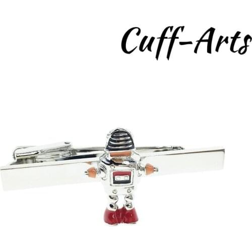 Tie Clip For Men Robot Tie Clip Novelty Men Tie Clip Male Business Gift for Mens Jewelry by Cuffarts T10032