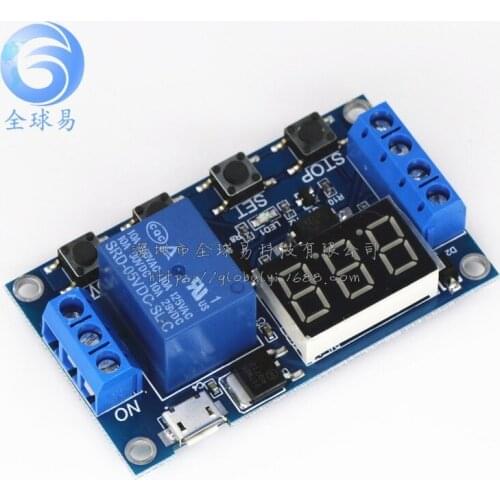 All the Way to the Relay Module Delay Power Disconnect Trigger Delay Cycle Timing Circuit Switch