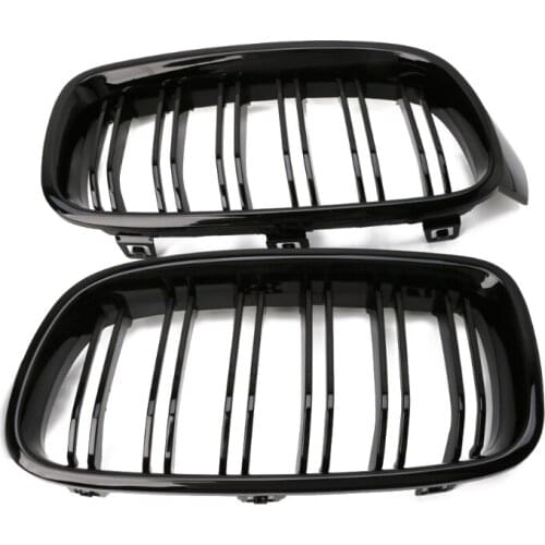 1Pair Gloss Black Front Grille Kidney for bmw 3-Series F30 F31 F35 2012-2016 NEW T3EF