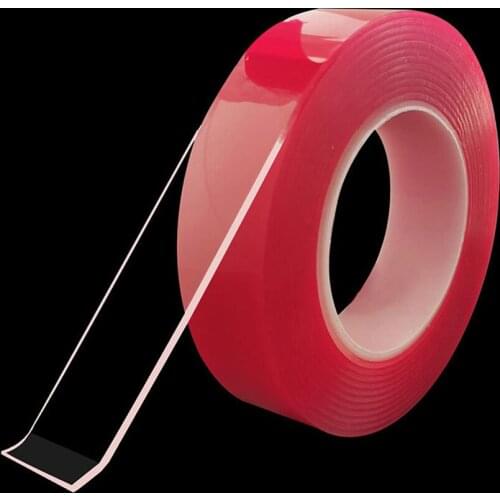 1/3/5M Transparent Nano Magic Tape Double-Sides Adhesive Tape Sticker Traceless PU Waterproof Electical Tape For Home Repair
