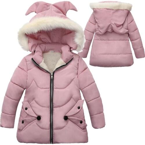 Selling Autumn Winter Warm Jackets For Girls Coats For Jackets Baby Girls Jackets Kids Hooded Outerwear Coat Children Clothes