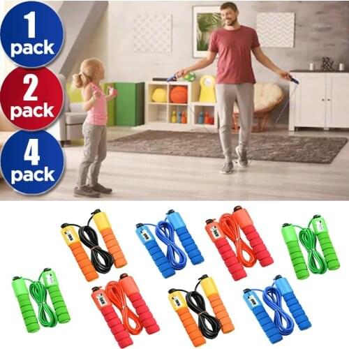 Speed Skipping Jump Rope with Electronic Counter Sponge Handle Lose Weight Exercise Gym Crossfit Fitness Rope Wire Equipment D30