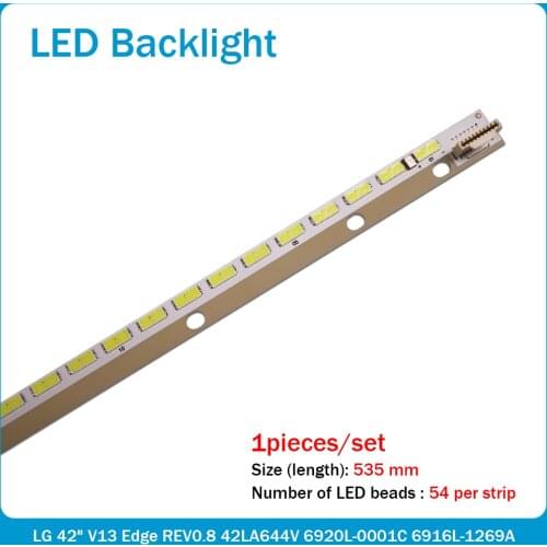 New kit )2PCS/Set 535MM 42 V13 6920L-0001C LED backlight strip for 6922L-0062A 6916L1166A LC420EUN SF F3 6916L1472A