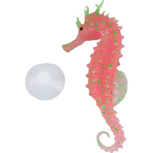 Glowing Effect Artificial Sea Horse for Aquarium Fish Tank Ornament