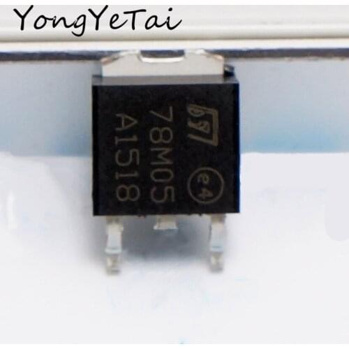 78M05 SMD 7805 three-terminal voltage regulator L78M05CDT TO-252 SOT-252 5V Standard