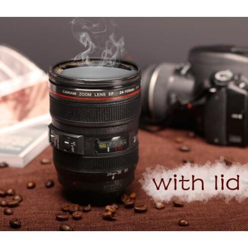 Creative Traveling Camping photography Club Camera Lens Shape Cup Coffee Tea Travel Mug Vacuum Flasks worldwide store