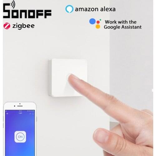 SONOFF SNZB-01 Zigbee Smart Button Switch Low-Battery Notification on eWeLink App For ZBBridge Work with Alexa Google Home
