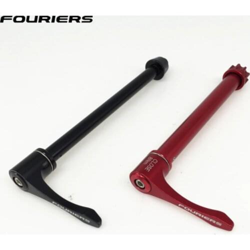 FOURIERS DH Bicycle Rear Hub Axle After 142*12mm Barrel Rod Quick Release Lever Downhill Rear Hub Quick Release Lever Skewers