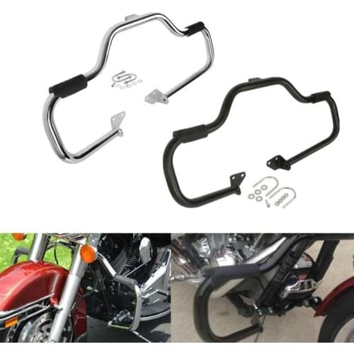 1.25" Engine Guard Highway Crash Bar For Harley Dyna Street Bob Wide Super Glide Low Rider Fat Bob FXDB FXDF FXDL FXDWG FXDC
