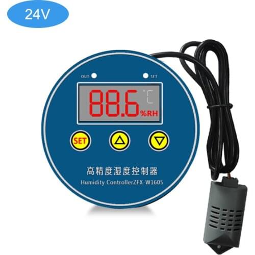 ZFX-W1605 Digital Humidity Controller Intelligent Humidity Control Switch Humidistat Regulator Hygrometer Temperature Controller