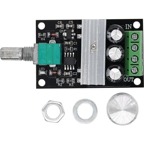 1 PCS PWM DC Motor Speed Controller 6V12V24V28V 3A Speed Control Switch 1203B