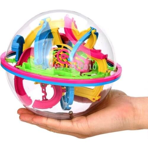 118 Challenging Barriers Magic Puzzle Maze Ball Educational Magic Intellect Ball Puzzle Game Space Training Education Toys