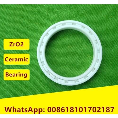 2pcs/lot 6812 ZrO2 full Ceramic bearing 60x78x10 mm Zirconia Ceramic deep groove ball bearings 60*78*10