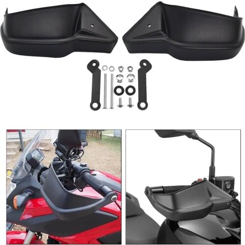 2 Packs Handle Bar Hand Guard Kit for Honda NC700X NC750X 2012-2020 Black