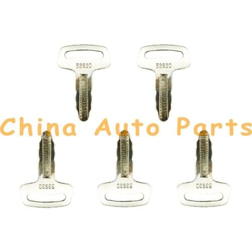 5 Pcs Replacement RC101-53630 Start Key Ignition Key for Kubota Excavator Loader and Generator