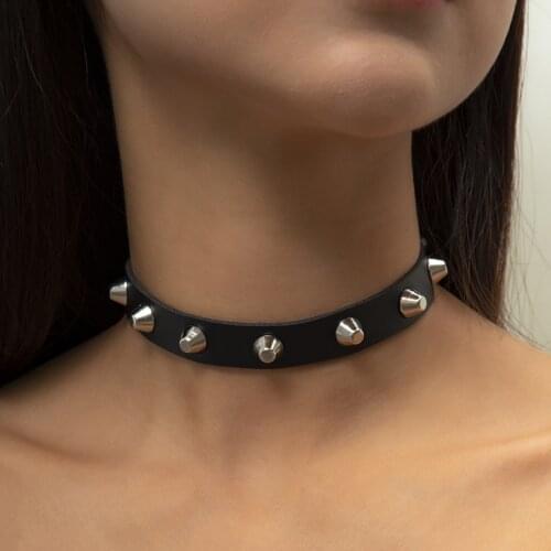 Женские кожаные чокеры AUOYS China At AliExpress