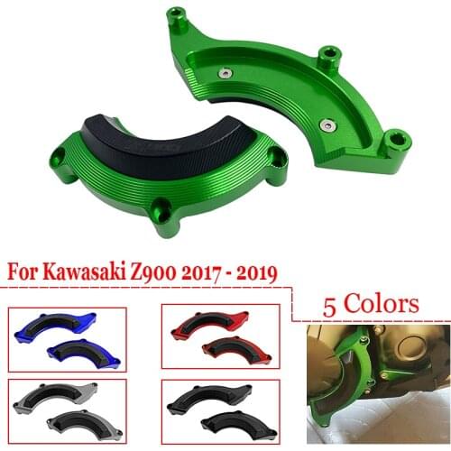 Free Shipping for Kawasaki Z900 2017 2018 2019 Engine Protective Cover Stator Case Slider Guard Crash Pads Z900 Motorcycle Parts