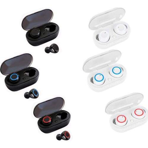 Y50 Wireless 5.0 Sports Headphones With Charging Compartment Stable Transmission Magnetic Charging Headset