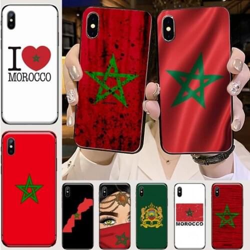 Maroc Morocco Flag Phone Case for iPhone 11 12 mini pro XS MAX 8 7 6 6S Plus X 5S SE 2020 XR
