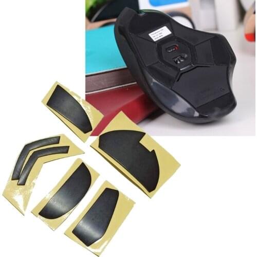 1Set Black Mouse Feet Sticke Mouse Skates Pads Replacement Mouse Feet for logitech G602 Mouse Gaming Mouse