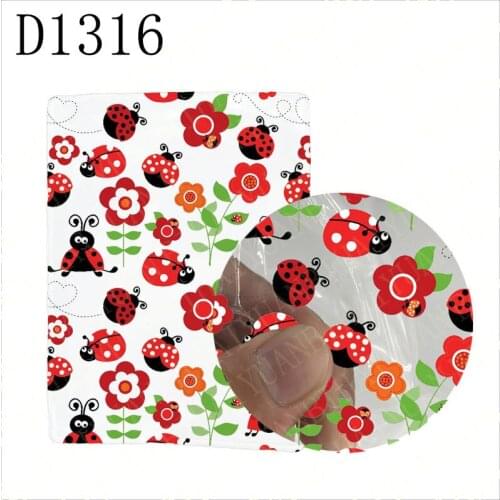 10pcs 9.5*12.5CM ice cream printed sealed shaker sleeve pouch to DIY shaker bow D1316