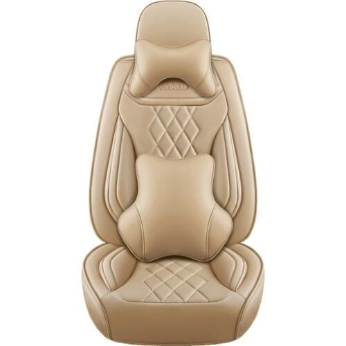 High quality leather universal Car seat cover not moves auto cover Car Styling For Volkswagen Beetle CC Eos Golf Passat Tigua