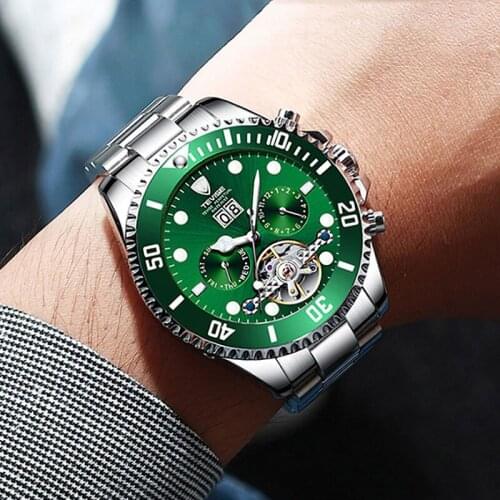 Top Brand Luxury Mens watches Automatic mechanical Men Watches Business Watch men Military Waterproof Tourbillon Clock