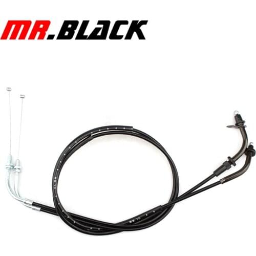 For Yamaha Virago XV250 XV125 Motorcycle Throttle Oil Cables Lines 1 Pair Motorbike Parts Scooter Throttle Wires