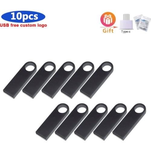 10pcs/lot mini pendrive 8GB 16GB 32GB USB flash drive 64GB 128GB pen drive Memory Drive Flash USB Stick best gift Free logo